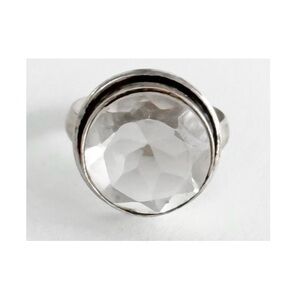 Silver 925 Ring // Clear Stone